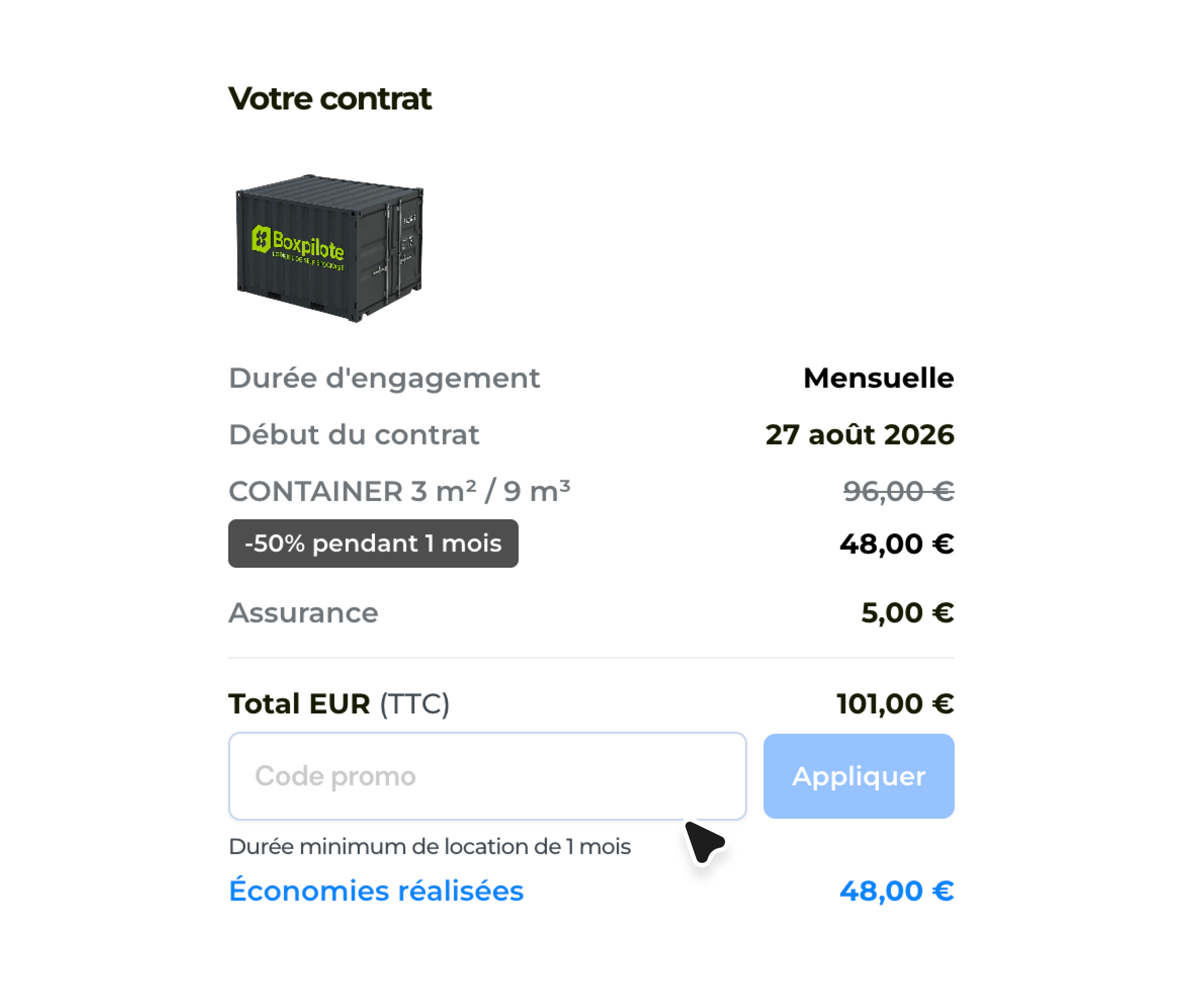 Promotions et codes promo