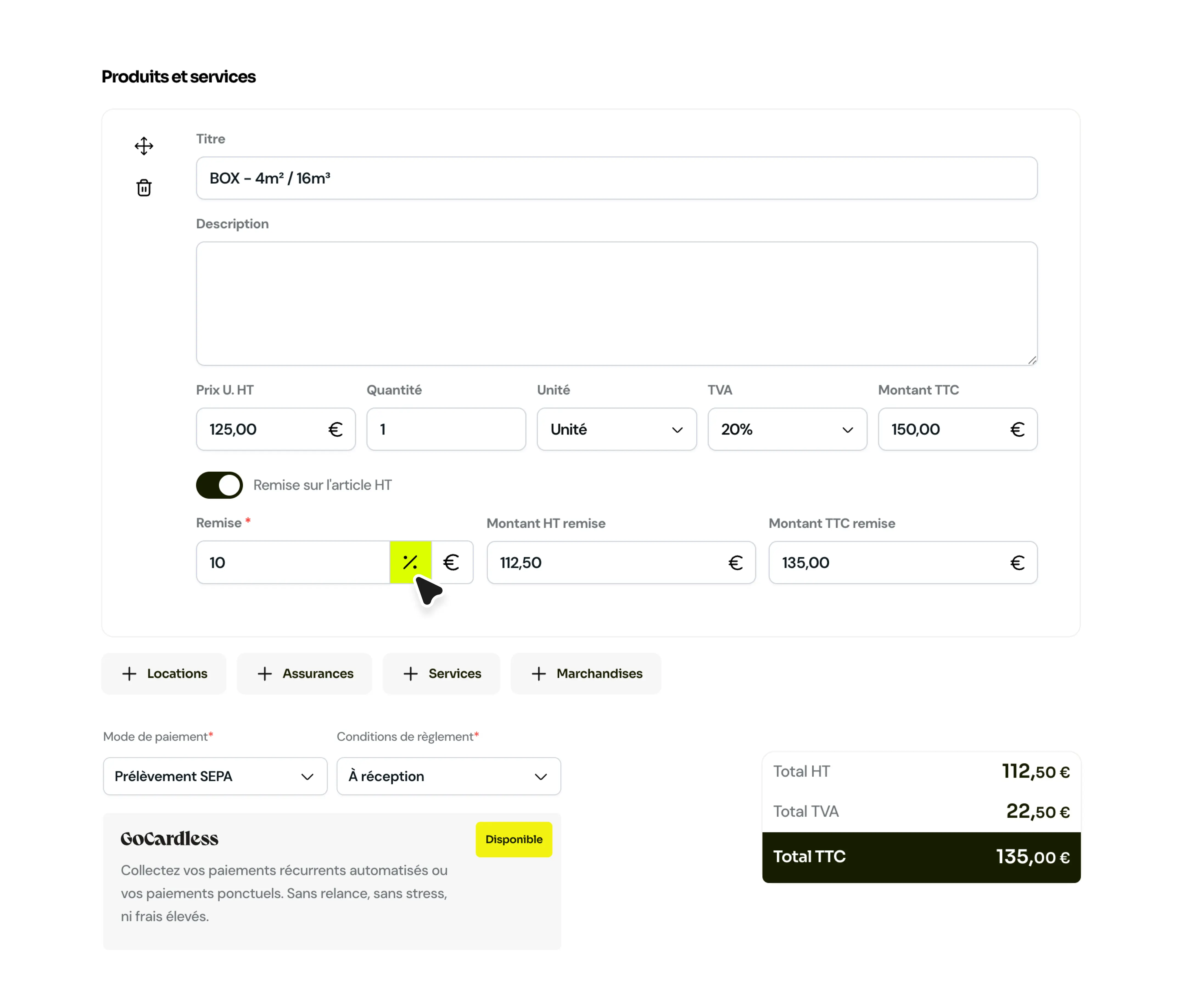 Invoice issuing in Factur-X format