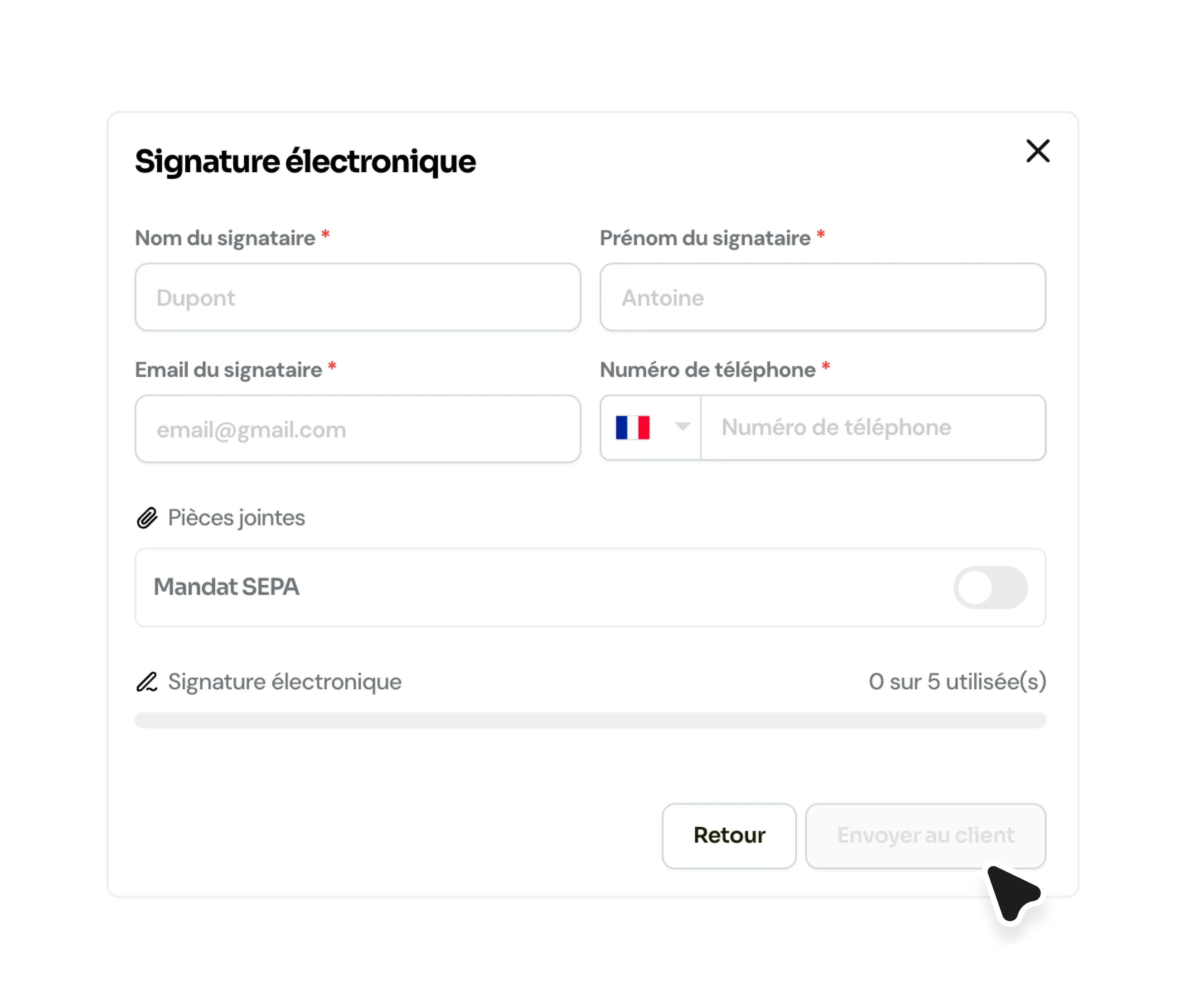 Signature électronique des contrats